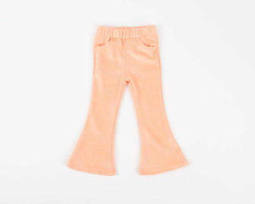 Pink Velour Corduroy Bell Bottoms - littlelightcollective