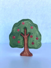 Load image into Gallery viewer, Wooden Hand Carved Apple Tree Toy - littlelightcollective
