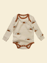 Load image into Gallery viewer, Long-Sleeve Organic Bodysuit - Sunset - littlelightcollective