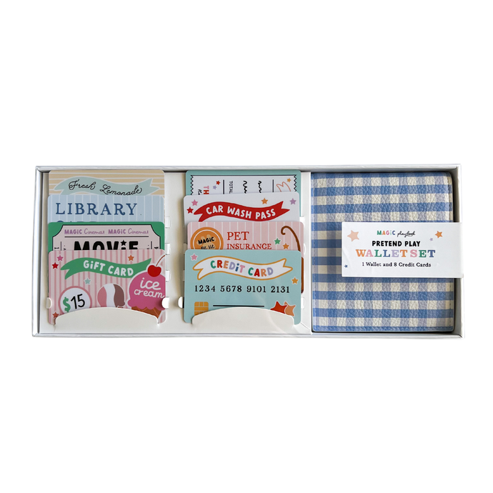 Pretend Play Wallet + Credit Card Set - littlelightcollective