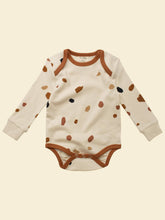 Load image into Gallery viewer, Long-Sleeve Organic Bodysuit - Terrazzo - littlelightcollective