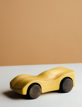 Load image into Gallery viewer, Wooden Car Makwin Painted - littlelightcollective