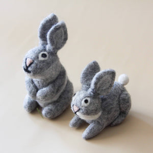 Felt Bunny Duo - littlelightcollective