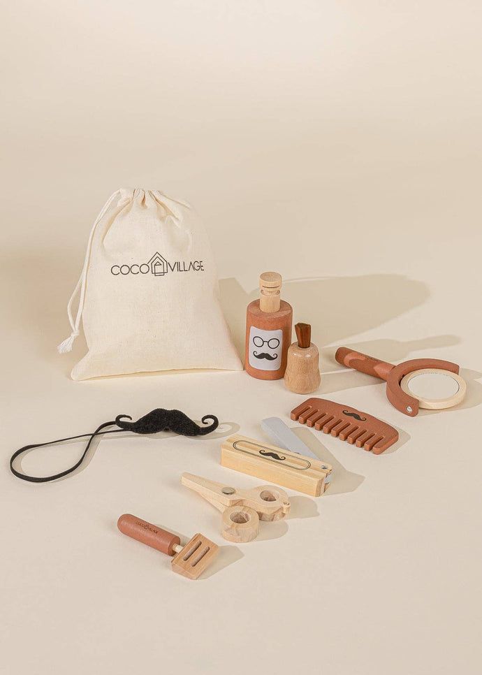 Wooden Barber Set - littlelightcollective
