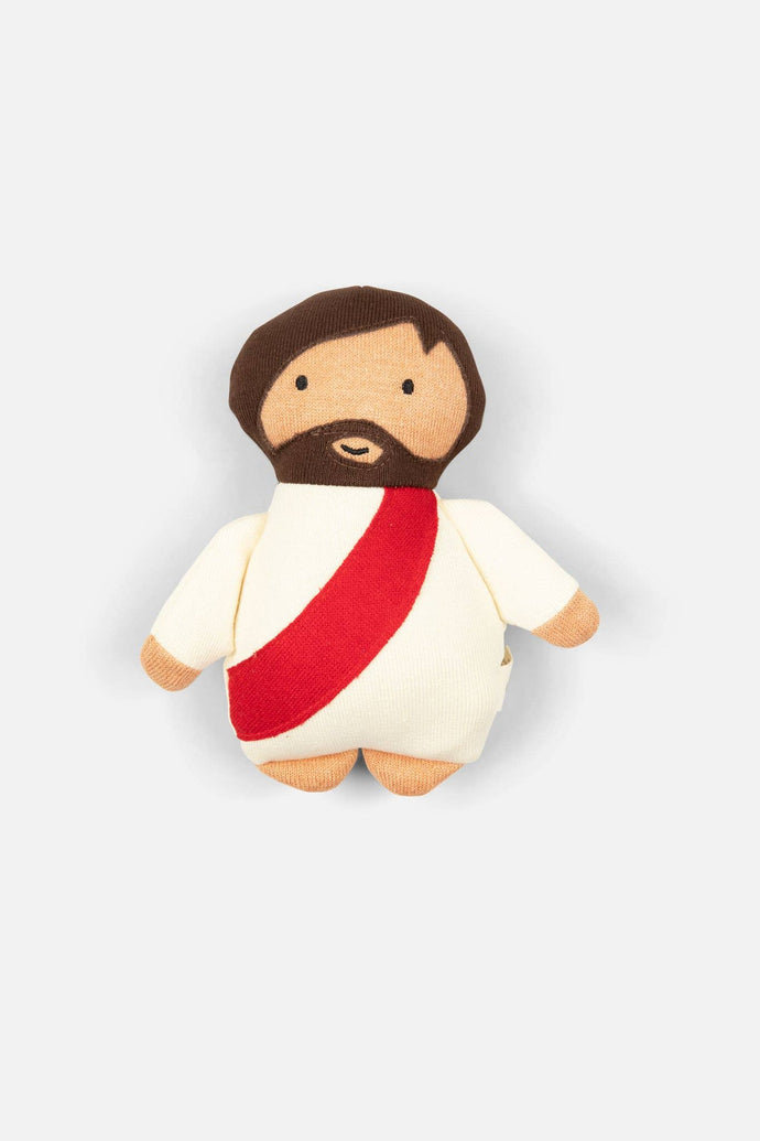 Jesus Plush Rattle Doll | Catholic Baby Doll | Christian - littlelightcollective