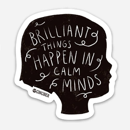 Calm Minds Sticker - littlelightcollective