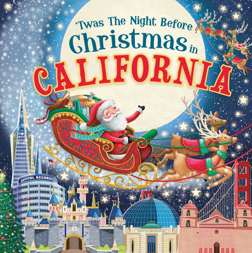 'Twas the Night Before Christmas in California Book - Hardcover - littlelightcollective