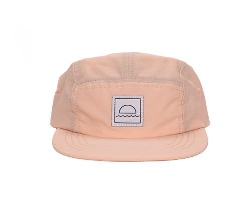 5 panel cap in Petal - littlelightcollective