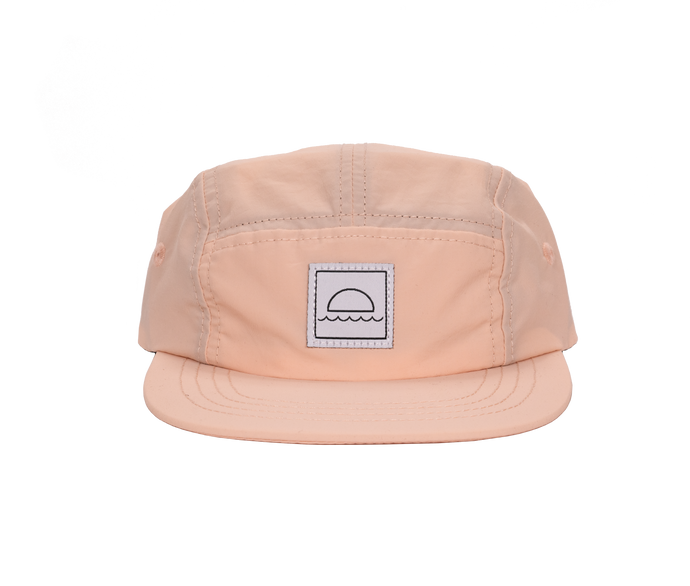 5 panel cap in Petal - littlelightcollective