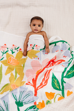 Load image into Gallery viewer, Pre-Order Cottage Garden Swaddle - littlelightcollective
