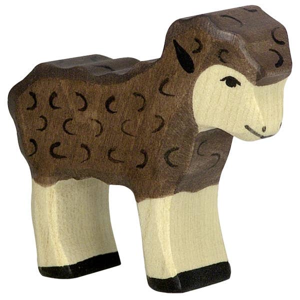 HOLZTIGER Lamb, black - littlelightcollective