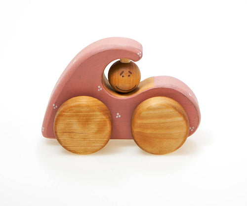 Friendly Toys - Pink Beetle Car Toy - littlelightcollective