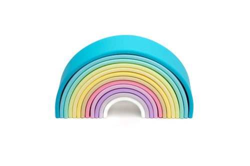 Large Pastel Rainbow Stacker - littlelightcollective