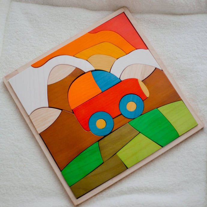 Car Puzzle & Play Set - littlelightcollective