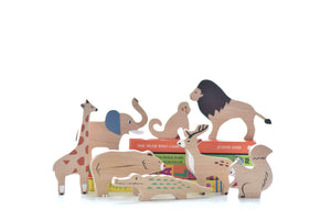 Safari Animals Natural Set - littlelightcollective