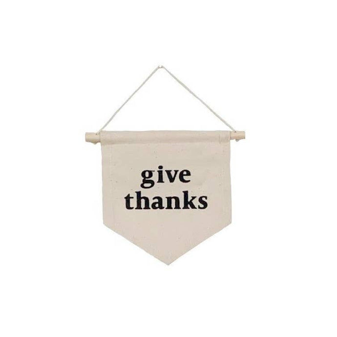Pre-Order Give Thanks Hang Sign - littlelightcollective
