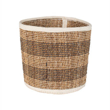 Load image into Gallery viewer, Striped Hogla Basket (Small) - littlelightcollective