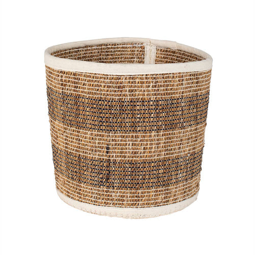 Striped Hogla Basket (Small) - littlelightcollective