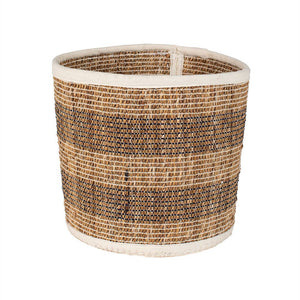 Striped Hogla Basket (Small) - littlelightcollective