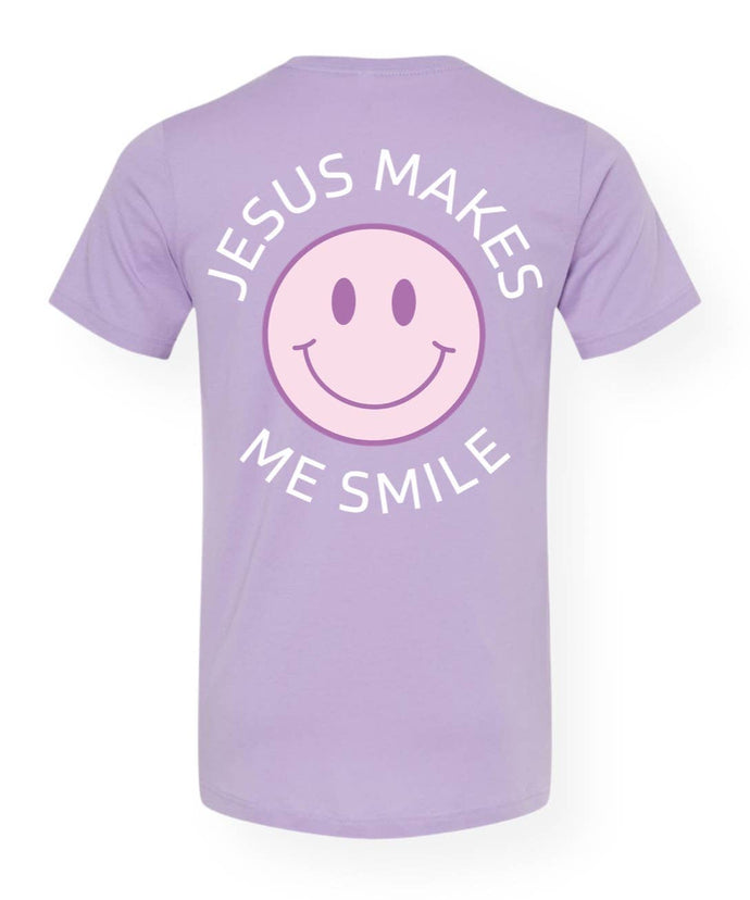 Jesus Makes Me Smile: X-Large - littlelightcollective
