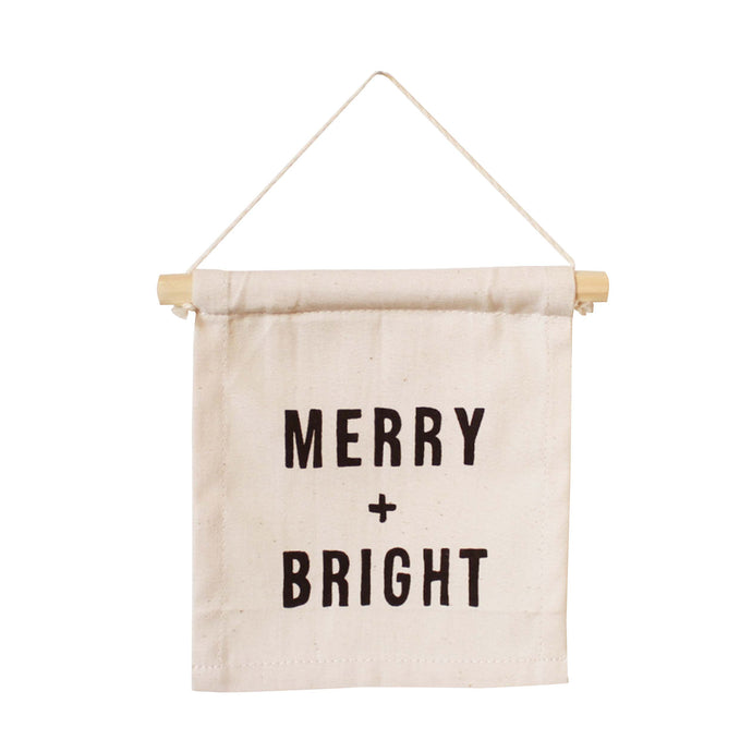 merry + bright hang sign - littlelightcollective