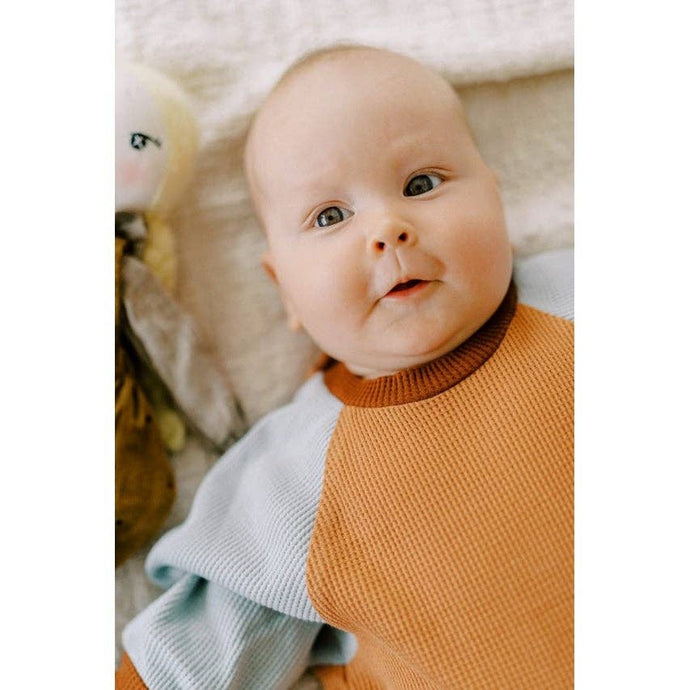 LONG BODYSUIT WAFLE - littlelightcollective