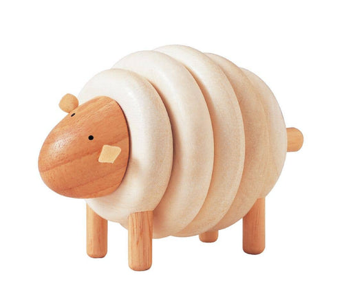 Wooden Lacing Sheep - littlelightcollective