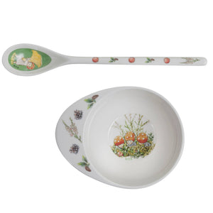Elsa Beskow "Children of Forest"  Baby Feeding Bowl & Spoon - littlelightcollective