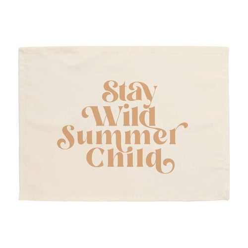 Stay Wild Summer Child Banner - littlelightcollective