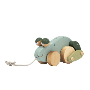 Pre-Order Pull Toy Frog - littlelightcollective