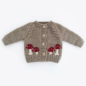 Mushroom Cardigan Sweater - littlelightcollective