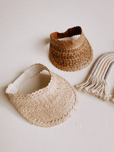 Rattan Sun Visor for Mini - littlelightcollective