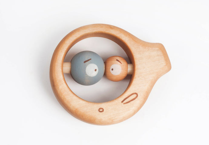 Friendly Toys - Teething Toy Blue Eye Fish - littlelightcollective