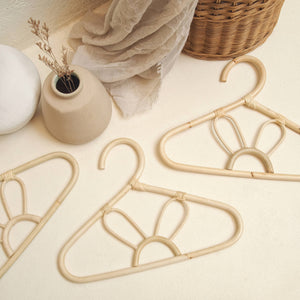 Bunny Mini Rattan Hanger - littlelightcollective