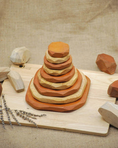 Two Tone Stacking Stones - littlelightcollective