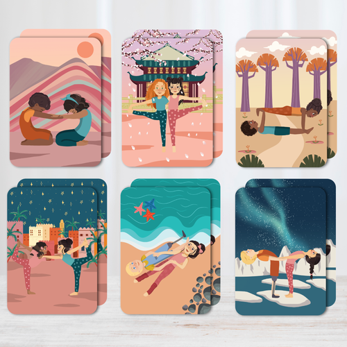 IMYOGI Partner Yoga Cards - littlelightcollective