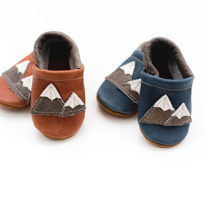 Shoes with Designs - Cedar Mountain Leather Baby Moccs - littlelightcollective