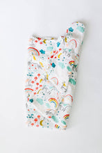 Load image into Gallery viewer, Unicorn Land Swaddle Blanket - littlelightcollective