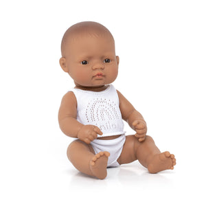 Baby Doll Hispanic Girl 12 5/8" (box) - littlelightcollective