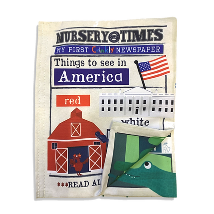Nursery Times Crinkly Newspaper - USA - littlelightcollective