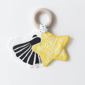 Crinkle Teether - Starfish - littlelightcollective