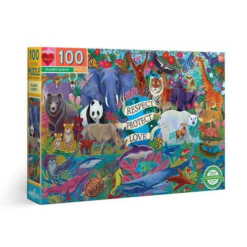 Planet Earth 100 Piece Puzzle - littlelightcollective