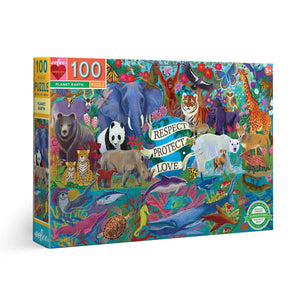 Planet Earth 100 Piece Puzzle - littlelightcollective