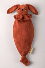 Load image into Gallery viewer, Mon petit lapin, doudou plat fait main équitable - littlelightcollective