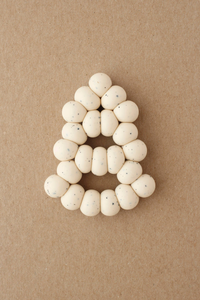 Freezer Teether  - Tree | Speckled Cream - littlelightcollective