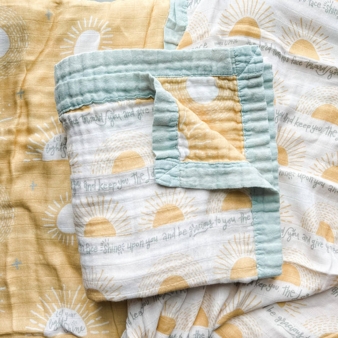 Luxury Double Sided Muslin Blanket - littlelightcollective