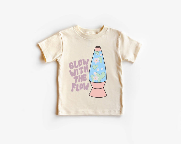 Glow With The Flow T Shirt - Cream - littlelightcollective