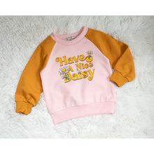 Load image into Gallery viewer, Have a Nice Daisy Retro Sweatshirt - littlelightcollective