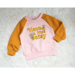 Have a Nice Daisy Retro Sweatshirt - littlelightcollective