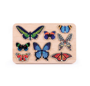 BAJO World of Butterflies Wooden Puzzle - littlelightcollective